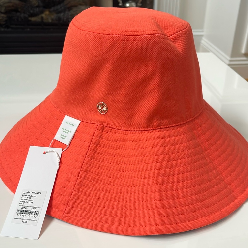 GWP Reversible Wide Brim Hat - Lilly Pulitzer